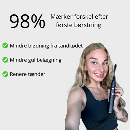 PearlWhite Elektrisk Tandbørste – Sonisk Teknologi