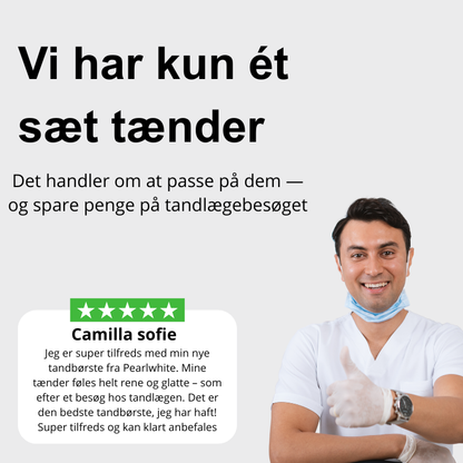 PearlWhite Elektrisk Tandbørste – Sonisk Teknologi